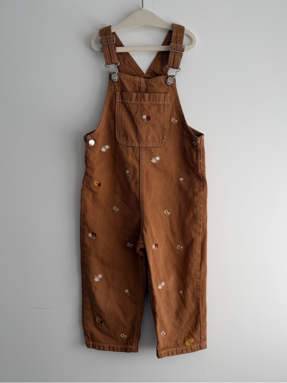 Zara Tan/Brown Kids Overalls